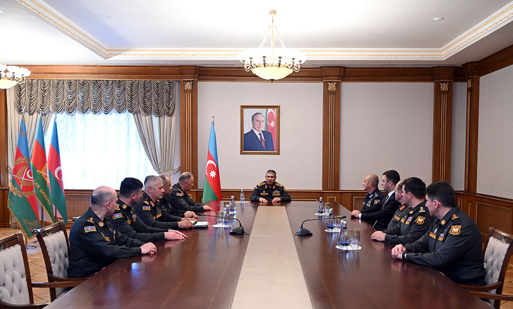 Müdafiə Nazirliyinin hərbi qulluqçularına ali hərbi rütbələr təqdim edilib